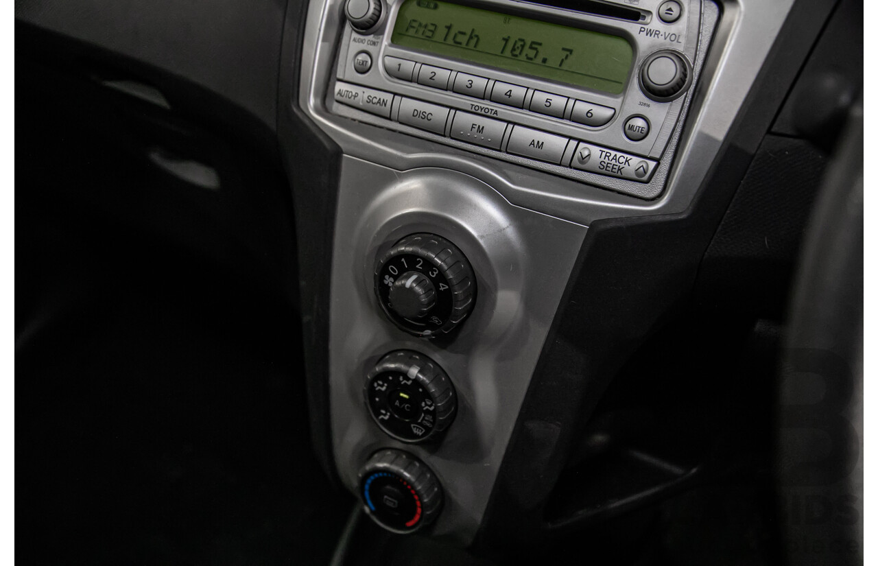 1/2007 Toyota Yaris YR NCP90R 3d Hatchback Cherry Red 1.3L