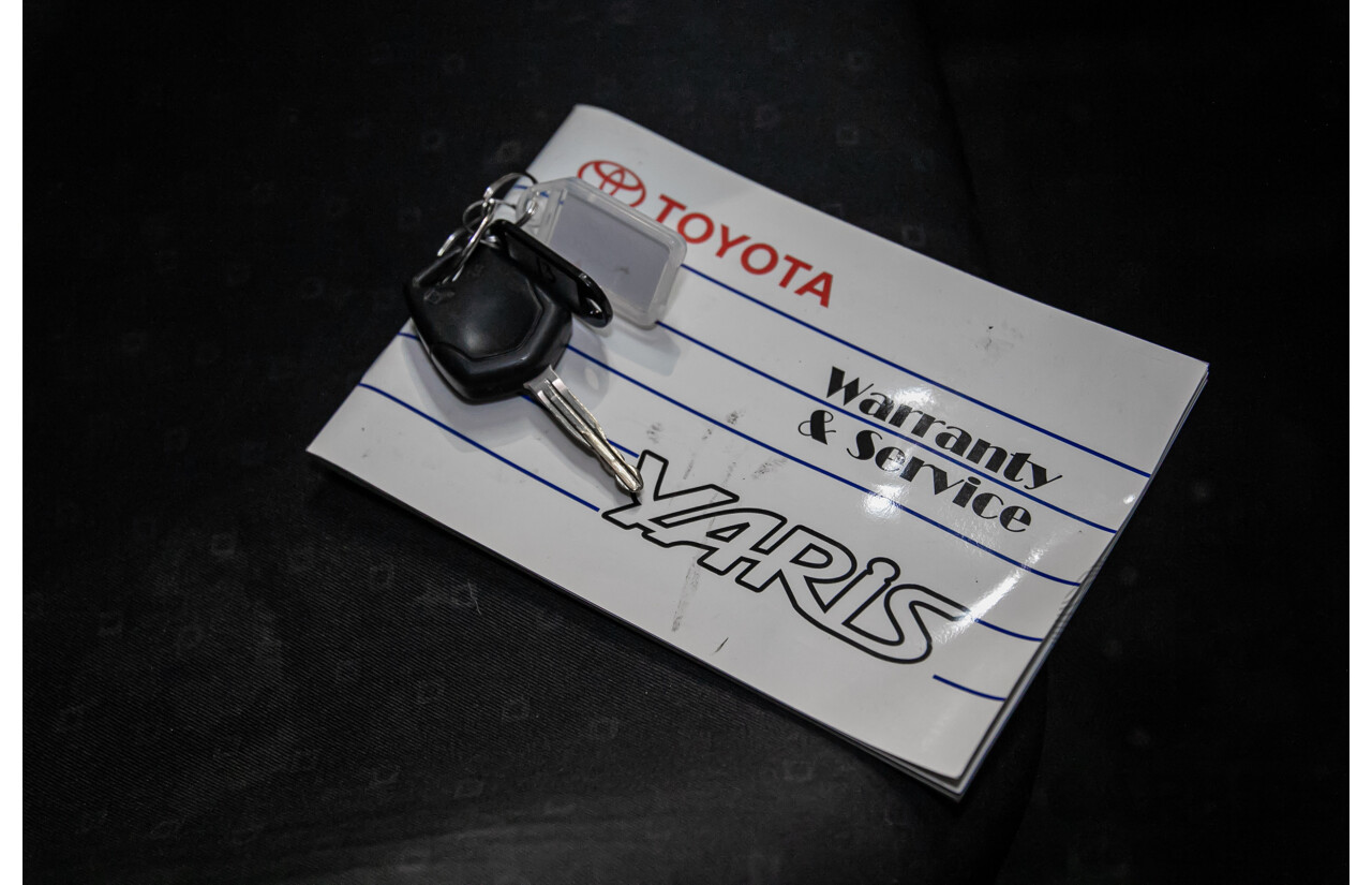 1/2007 Toyota Yaris YR NCP90R 3d Hatchback Cherry Red 1.3L