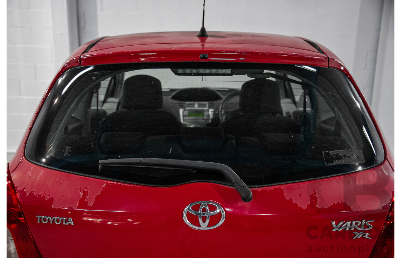1/2007 Toyota Yaris YR NCP90R 3d Hatchback Cherry Red 1.3L