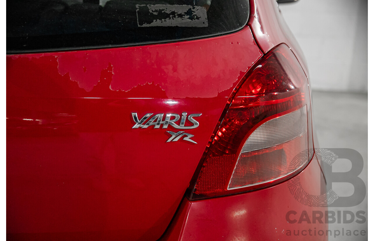 1/2007 Toyota Yaris YR NCP90R 3d Hatchback Cherry Red 1.3L