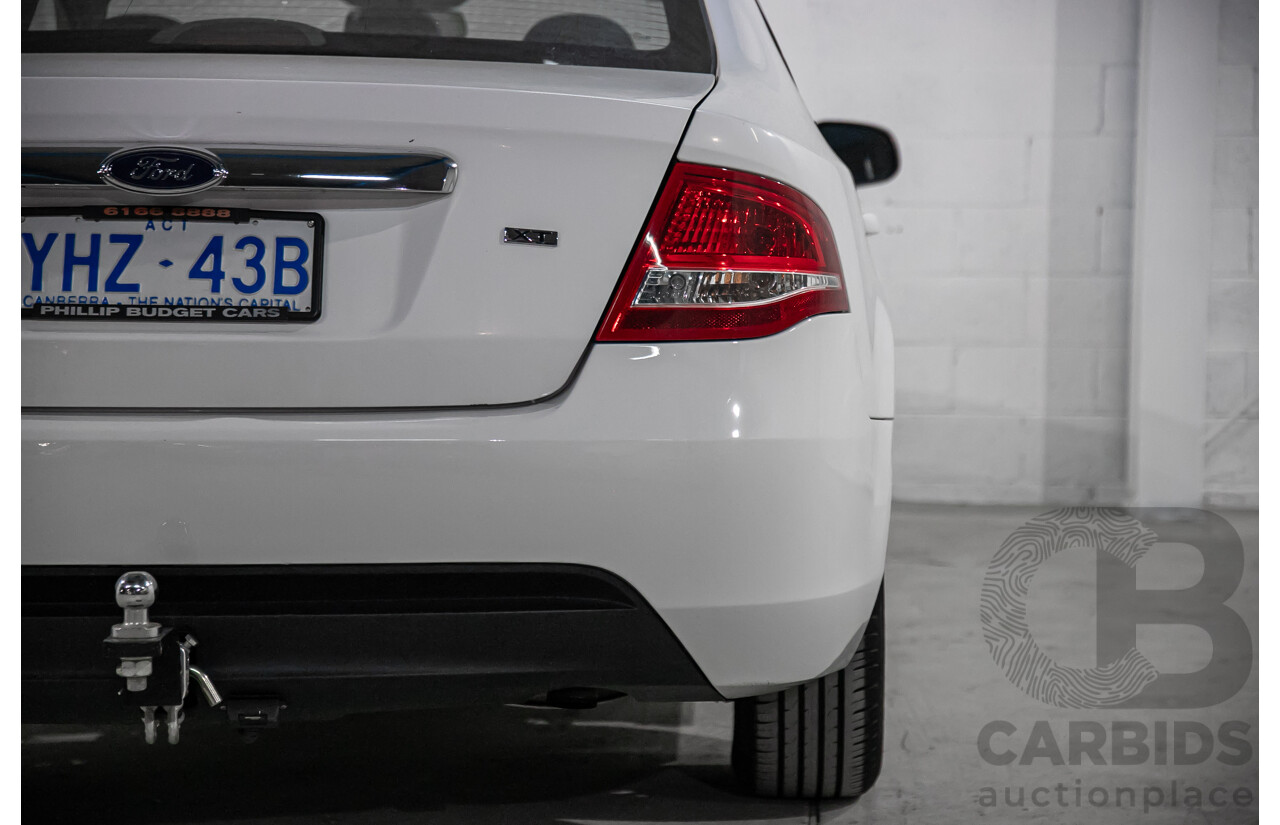 6/2010 Ford Falcon XT FG 4d Sedan White 4.0L