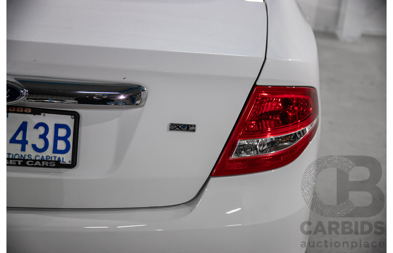 6/2010 Ford Falcon XT FG 4d Sedan White 4.0L