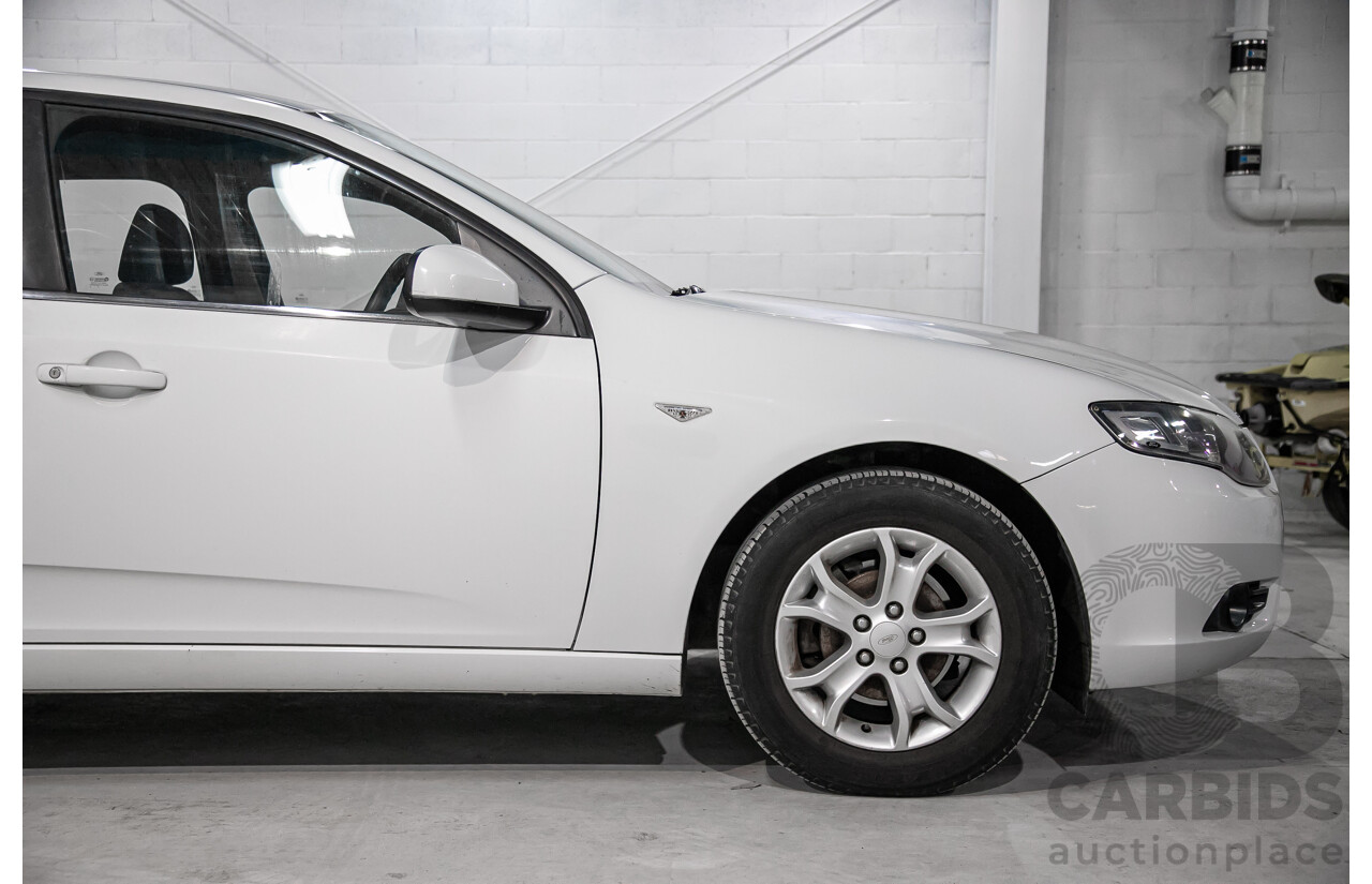 6/2010 Ford Falcon XT FG 4d Sedan White 4.0L