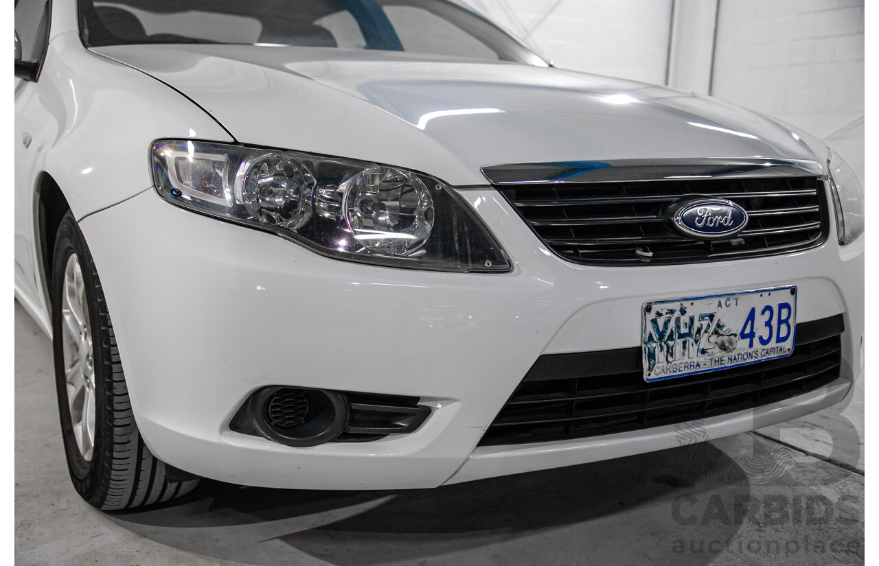6/2010 Ford Falcon XT FG 4d Sedan White 4.0L