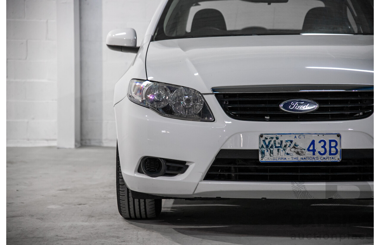 6/2010 Ford Falcon XT FG 4d Sedan White 4.0L