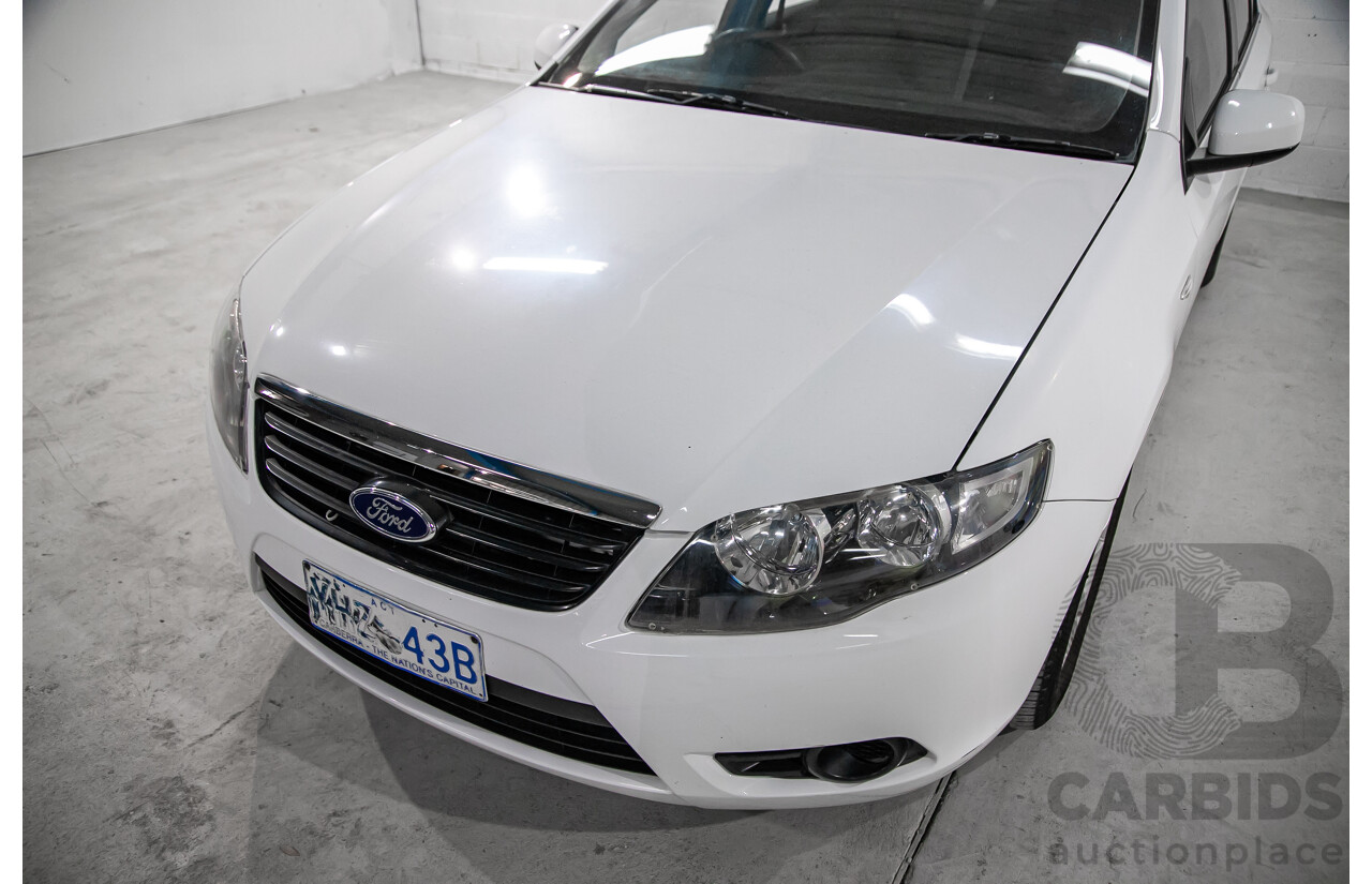 6/2010 Ford Falcon XT FG 4d Sedan White 4.0L
