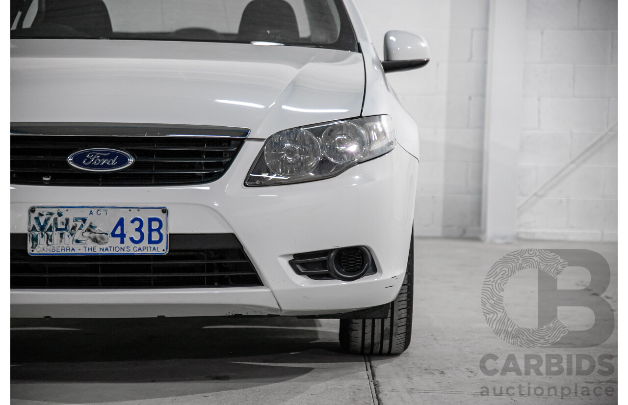 6/2010 Ford Falcon XT FG 4d Sedan White 4.0L