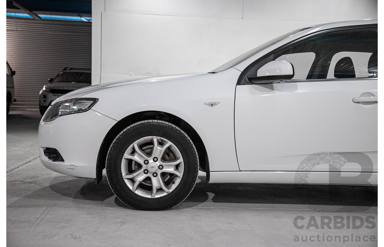 6/2010 Ford Falcon XT FG 4d Sedan White 4.0L