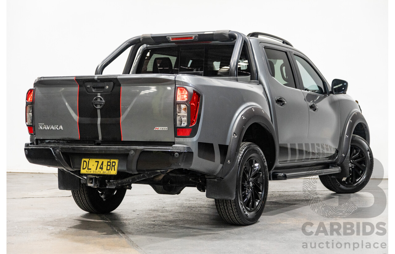 12/2019 Nissan Navara N-Trek (4x4) D23 S4 MY20 4d Dual Cab Slate Grey Metallic Twin Turbo Diesel 2.3L
