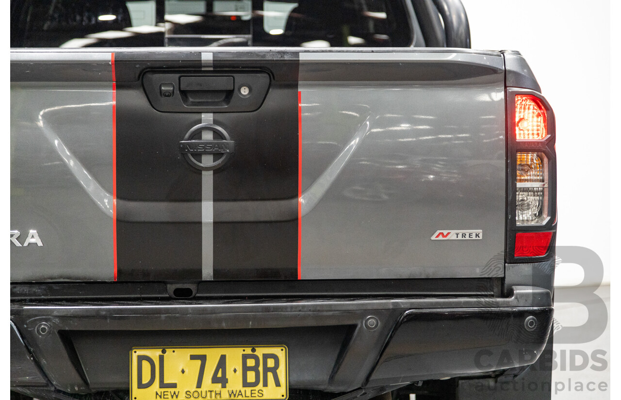 12/2019 Nissan Navara N-Trek (4x4) D23 S4 MY20 4d Dual Cab Slate Grey Metallic Twin Turbo Diesel 2.3L