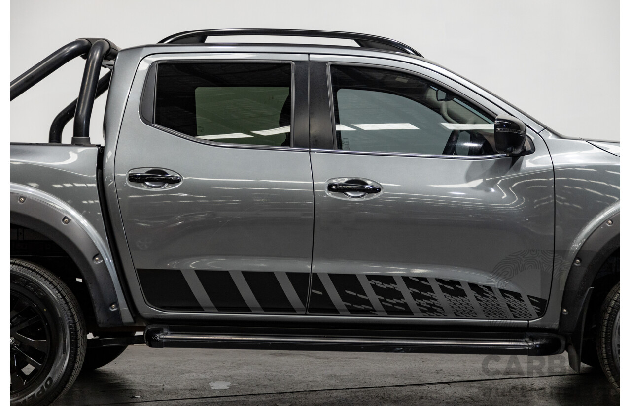 12/2019 Nissan Navara N-Trek (4x4) D23 S4 MY20 4d Dual Cab Slate Grey Metallic Twin Turbo Diesel 2.3L