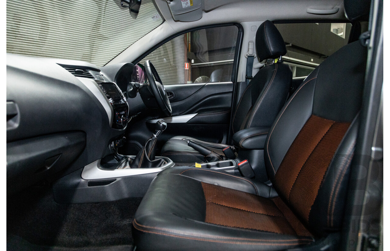12/2019 Nissan Navara N-Trek (4x4) D23 S4 MY20 4d Dual Cab Slate Grey Metallic Twin Turbo Diesel 2.3L