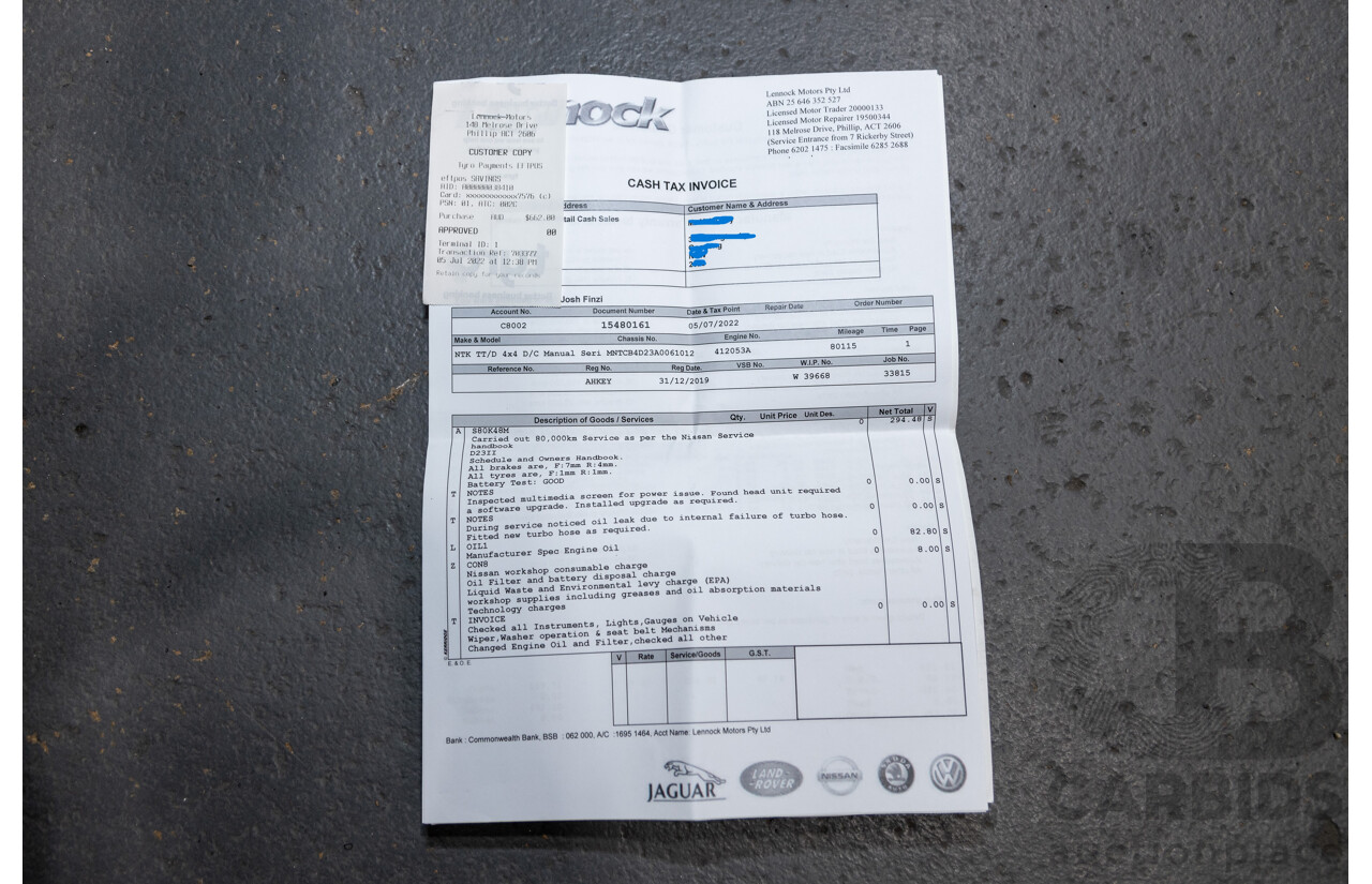 12/2019 Nissan Navara N-Trek (4x4) D23 S4 MY20 4d Dual Cab Slate Grey Metallic Twin Turbo Diesel 2.3L