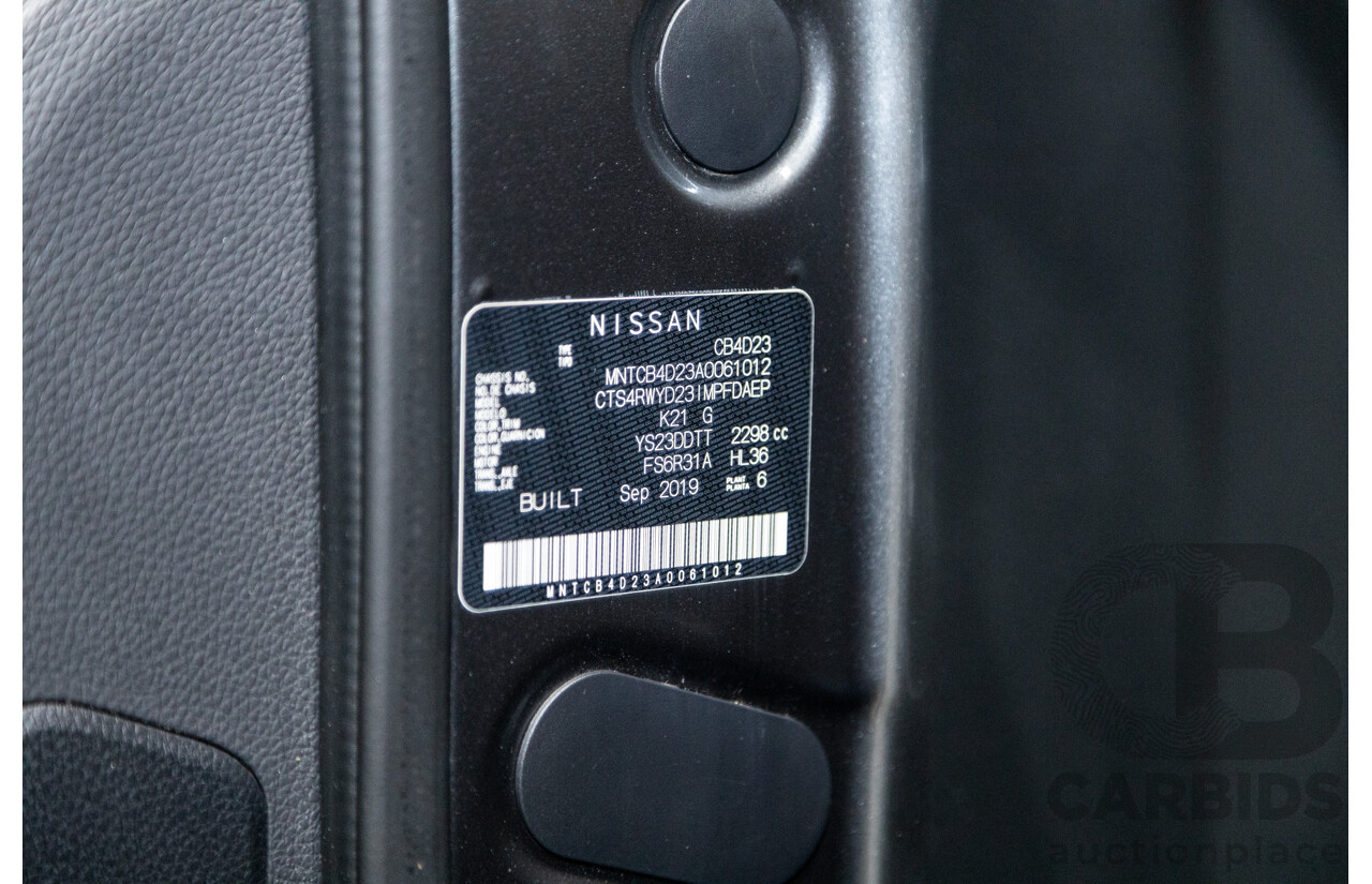 12/2019 Nissan Navara N-Trek (4x4) D23 S4 MY20 4d Dual Cab Slate Grey Metallic Twin Turbo Diesel 2.3L