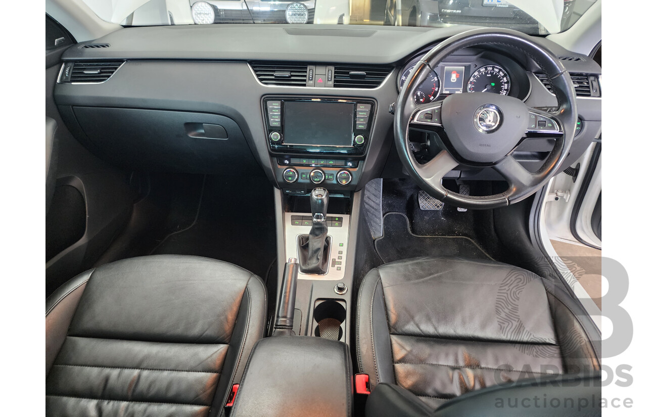 12/2013 Skoda Octavia 132 TSI ELEGANCE FWD NE 4D Wagon White 1.8L