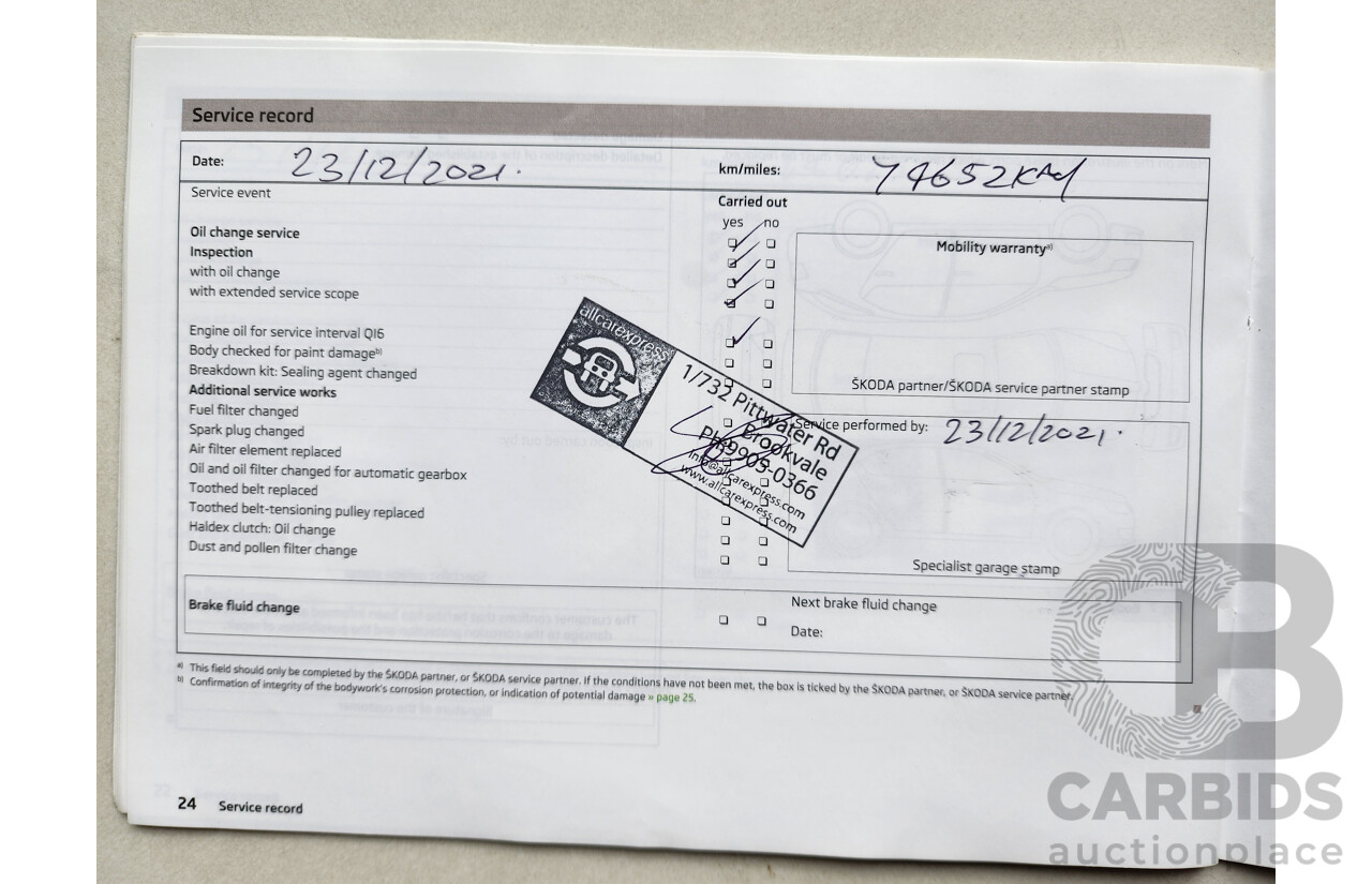 12/2013 Skoda Octavia 132 TSI ELEGANCE FWD NE 4D Wagon White 1.8L