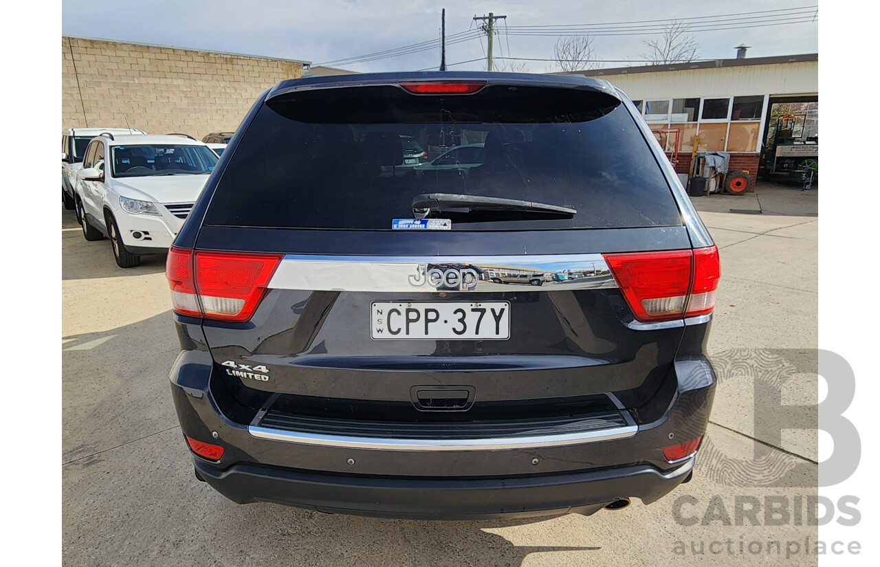 03/2013 Jeep Grand Cherokee LIMITED (4x4) AWD WK 4D Wagon Grey 3.6L