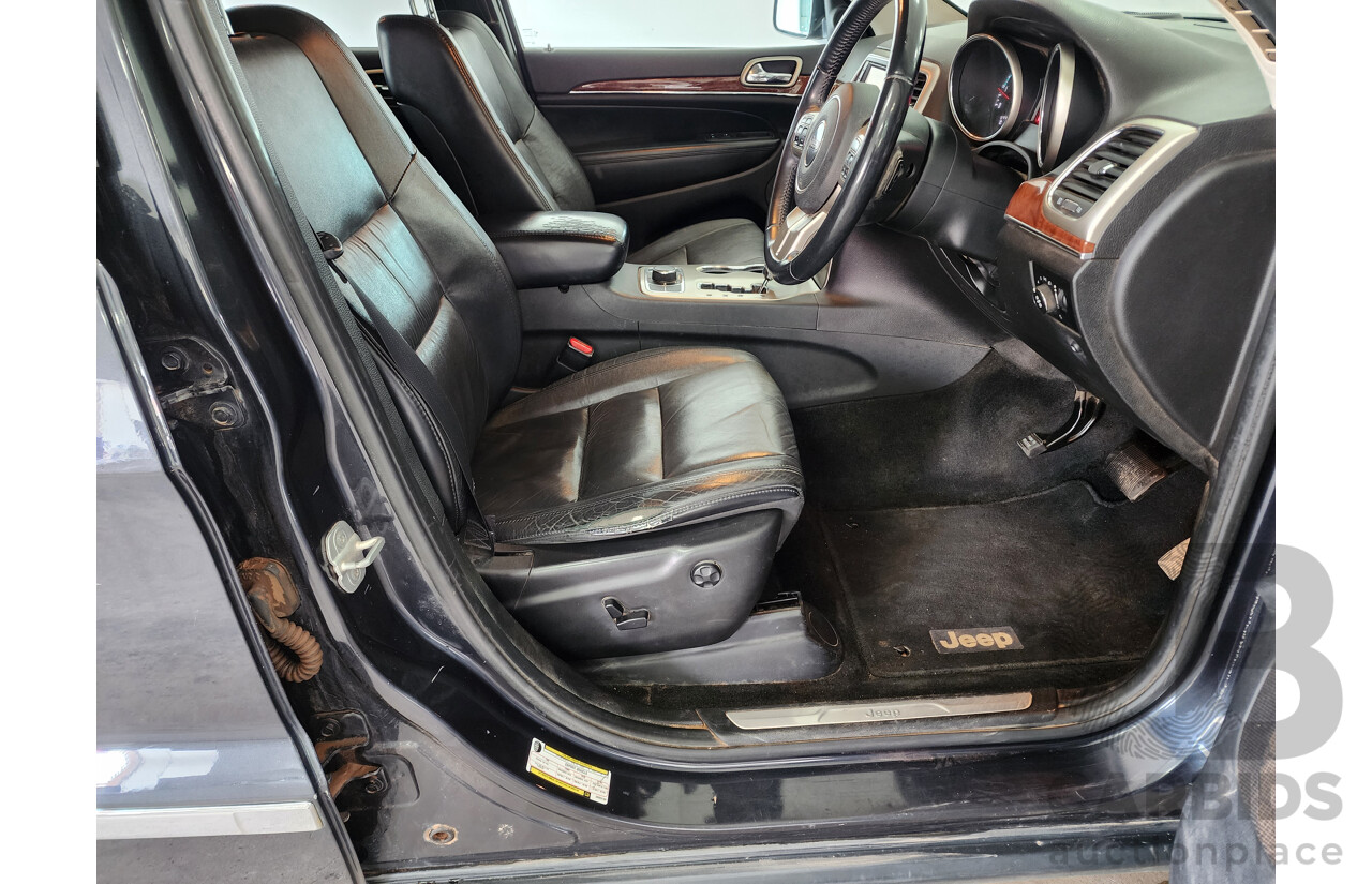 03/2013 Jeep Grand Cherokee LIMITED (4x4) AWD WK 4D Wagon Grey 3.6L