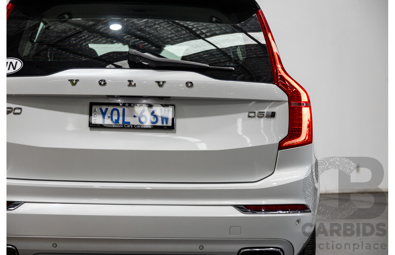 1/2016 Volvo XC90 D5 2.0 Inscription (AWD) 256 MY16 4d Wagon Crystal White Twin Turbo Diesel 2.0L - 7 Seater