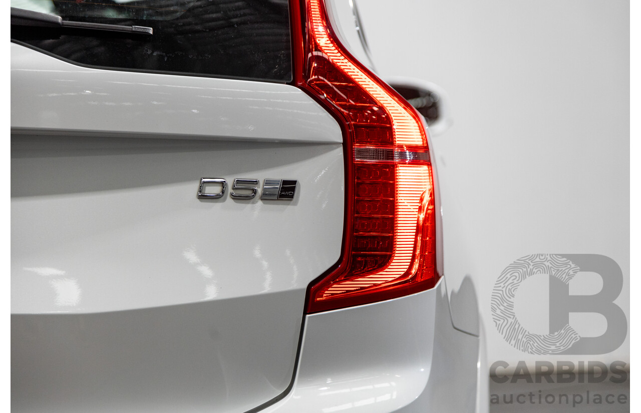 1/2016 Volvo XC90 D5 2.0 Inscription (AWD) 256 MY16 4d Wagon Crystal White Twin Turbo Diesel 2.0L - 7 Seater
