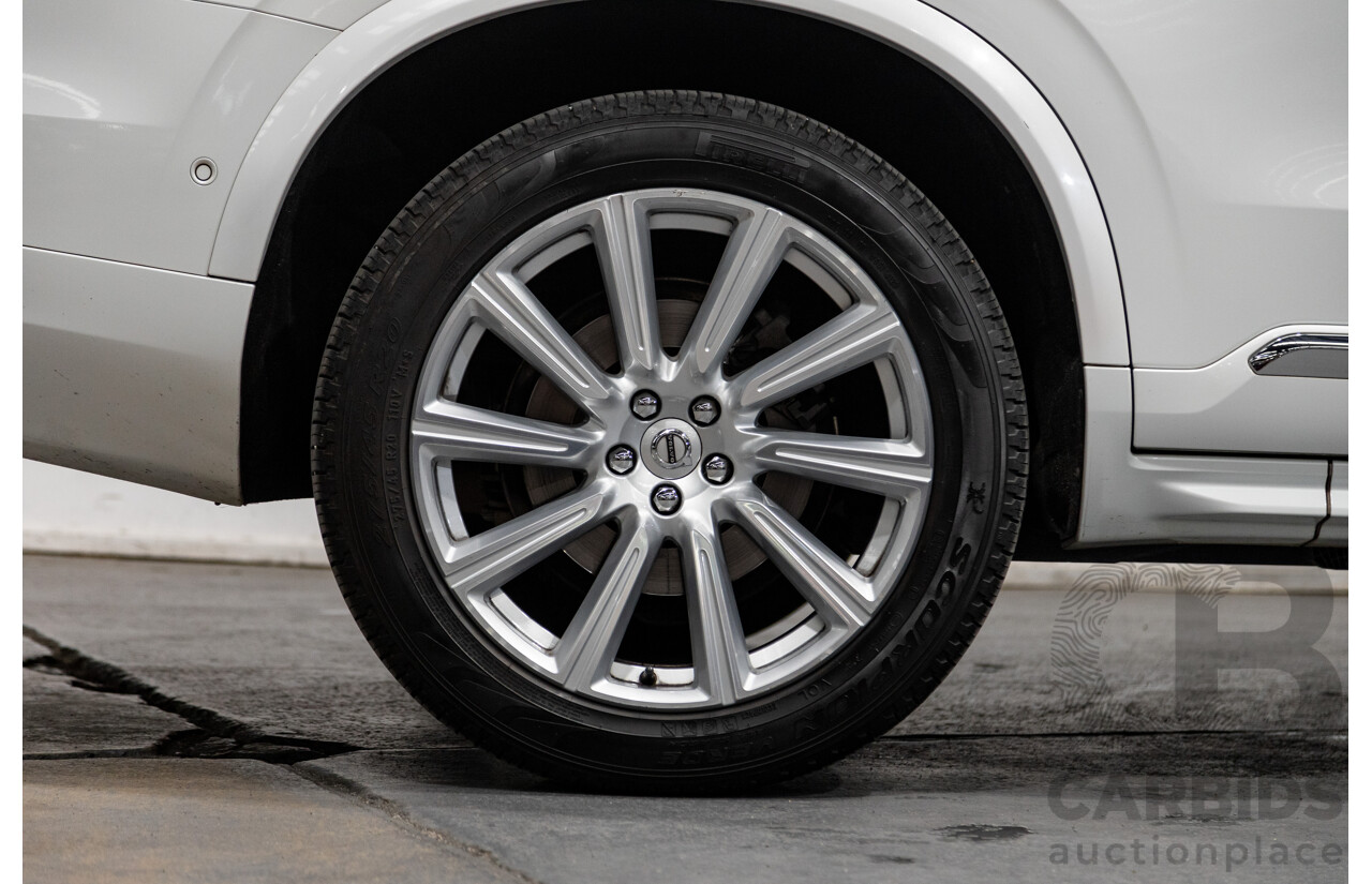 1/2016 Volvo XC90 D5 2.0 Inscription (AWD) 256 MY16 4d Wagon Crystal White Twin Turbo Diesel 2.0L - 7 Seater