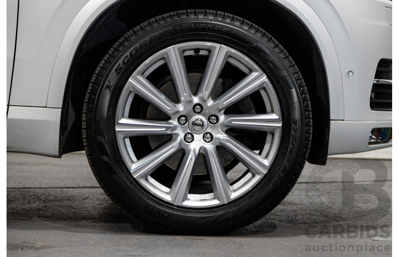 1/2016 Volvo XC90 D5 2.0 Inscription (AWD) 256 MY16 4d Wagon Crystal White Twin Turbo Diesel 2.0L - 7 Seater