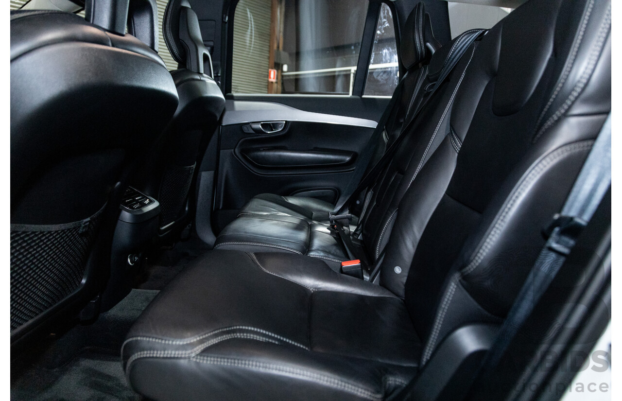 1/2016 Volvo XC90 D5 2.0 Inscription (AWD) 256 MY16 4d Wagon Crystal White Twin Turbo Diesel 2.0L - 7 Seater