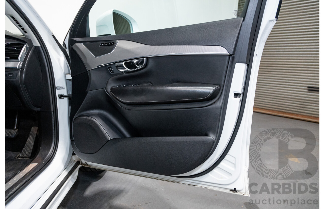 1/2016 Volvo XC90 D5 2.0 Inscription (AWD) 256 MY16 4d Wagon Crystal White Twin Turbo Diesel 2.0L - 7 Seater