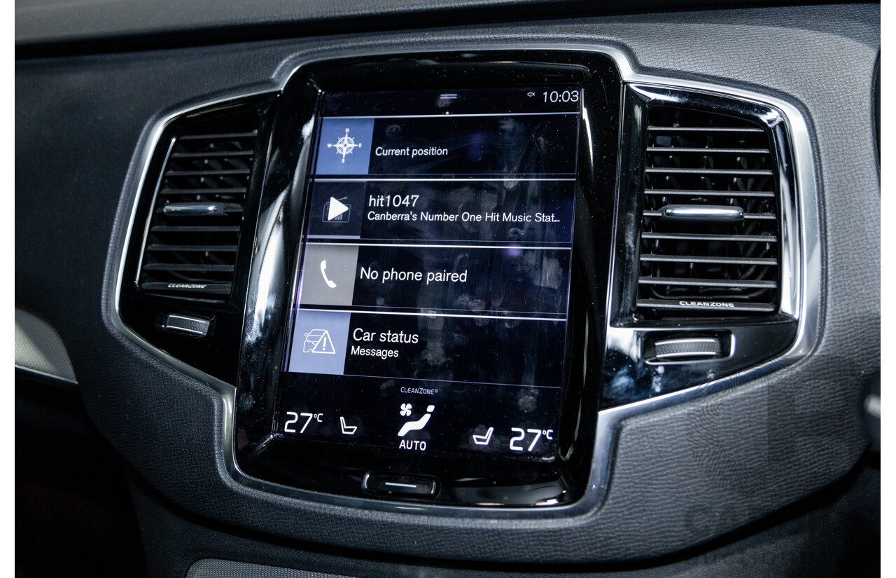 1/2016 Volvo XC90 D5 2.0 Inscription (AWD) 256 MY16 4d Wagon Crystal White Twin Turbo Diesel 2.0L - 7 Seater