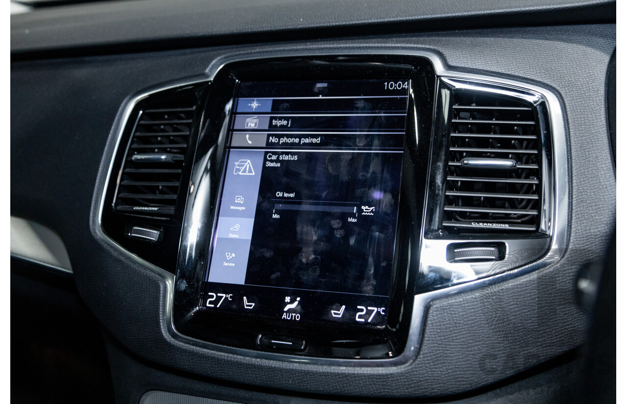 1/2016 Volvo XC90 D5 2.0 Inscription (AWD) 256 MY16 4d Wagon Crystal White Twin Turbo Diesel 2.0L - 7 Seater