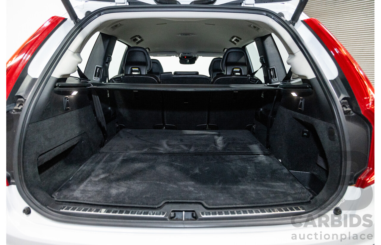 1/2016 Volvo XC90 D5 2.0 Inscription (AWD) 256 MY16 4d Wagon Crystal White Twin Turbo Diesel 2.0L - 7 Seater