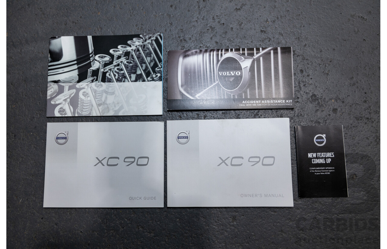 1/2016 Volvo XC90 D5 2.0 Inscription (AWD) 256 MY16 4d Wagon Crystal White Twin Turbo Diesel 2.0L - 7 Seater