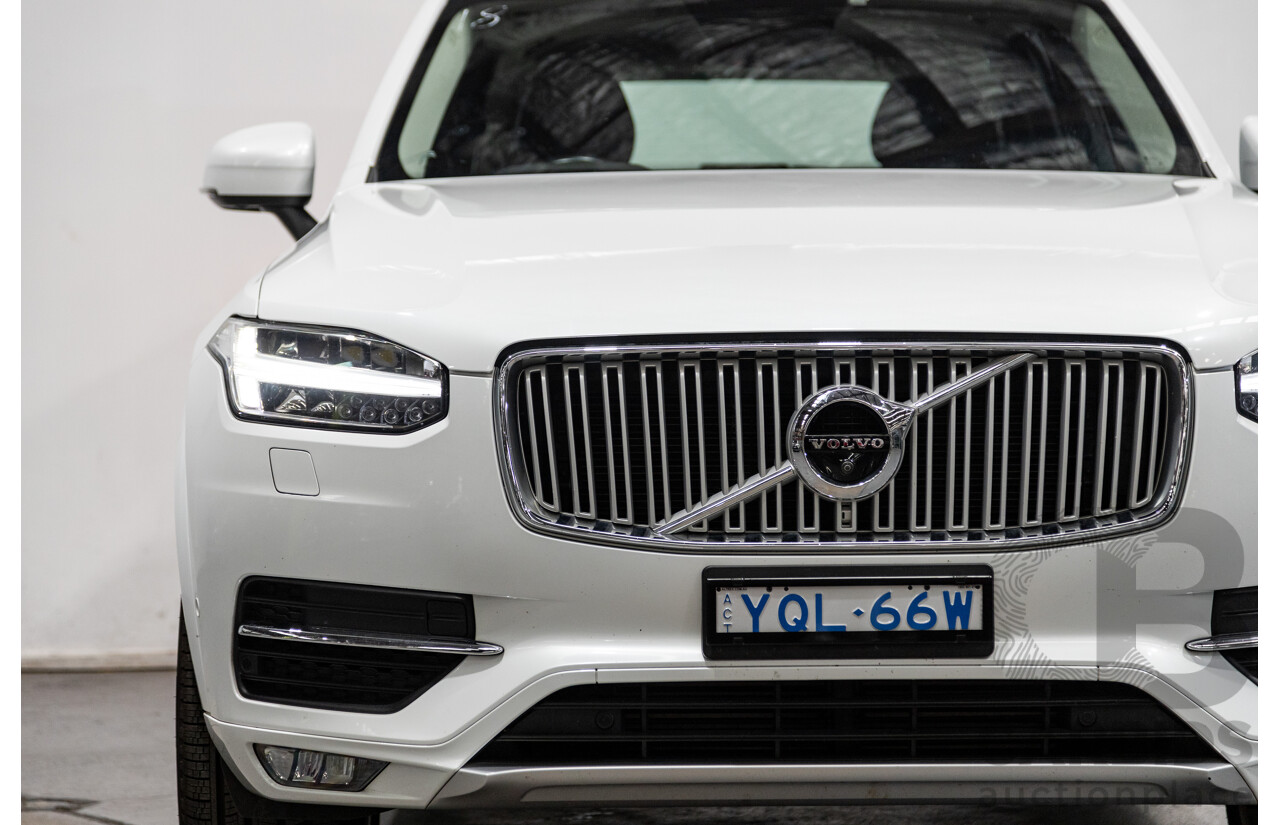 1/2016 Volvo XC90 D5 2.0 Inscription (AWD) 256 MY16 4d Wagon Crystal White Twin Turbo Diesel 2.0L - 7 Seater