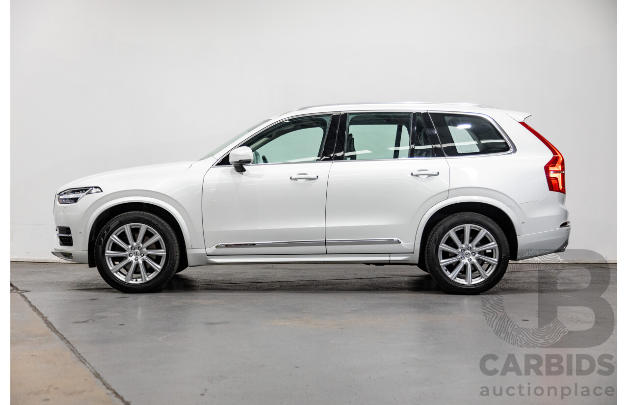 1/2016 Volvo XC90 D5 2.0 Inscription (AWD) 256 MY16 4d Wagon Crystal White Twin Turbo Diesel 2.0L - 7 Seater