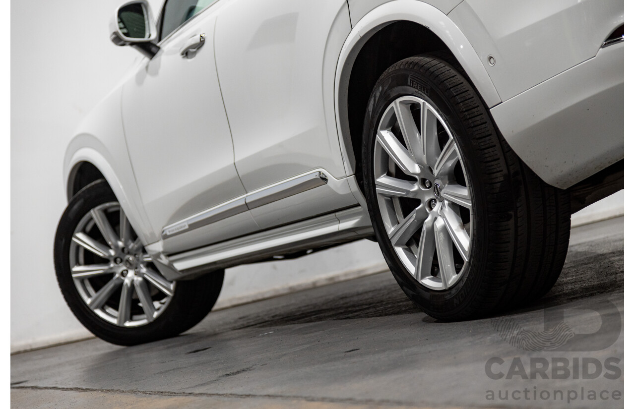 1/2016 Volvo XC90 D5 2.0 Inscription (AWD) 256 MY16 4d Wagon Crystal White Twin Turbo Diesel 2.0L - 7 Seater