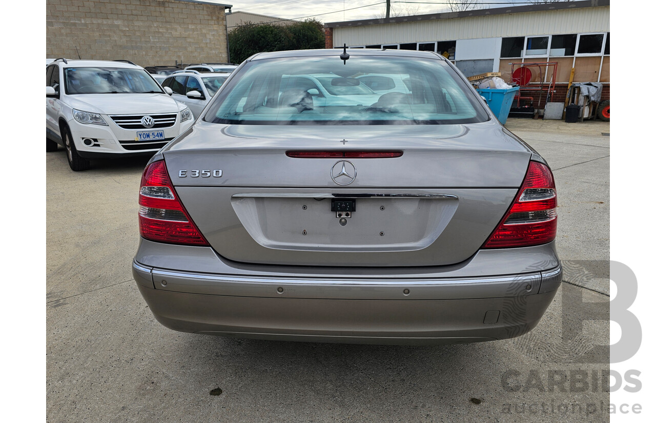 10/2005 Mercedes-Benz E350 Elegance 211 4d Sedan Silver Or Chrome 3.5L