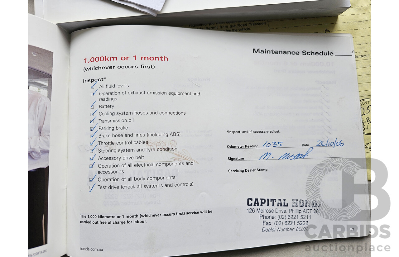9/2006 Honda Jazz VTi MY06 5d Hatchback Black 1.5L