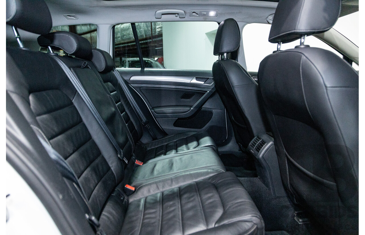 2/2016 Volkswagen Golf Alltrack 132 TSI (AWD) MK7 AU MY16 4d Wagon Pure White Turbo 1.8L