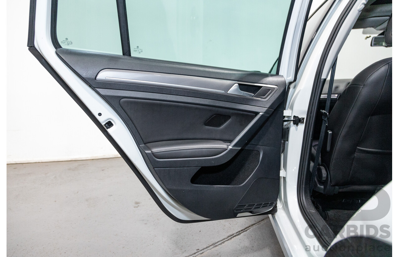 2/2016 Volkswagen Golf Alltrack 132 TSI (AWD) MK7 AU MY16 4d Wagon Pure White Turbo 1.8L