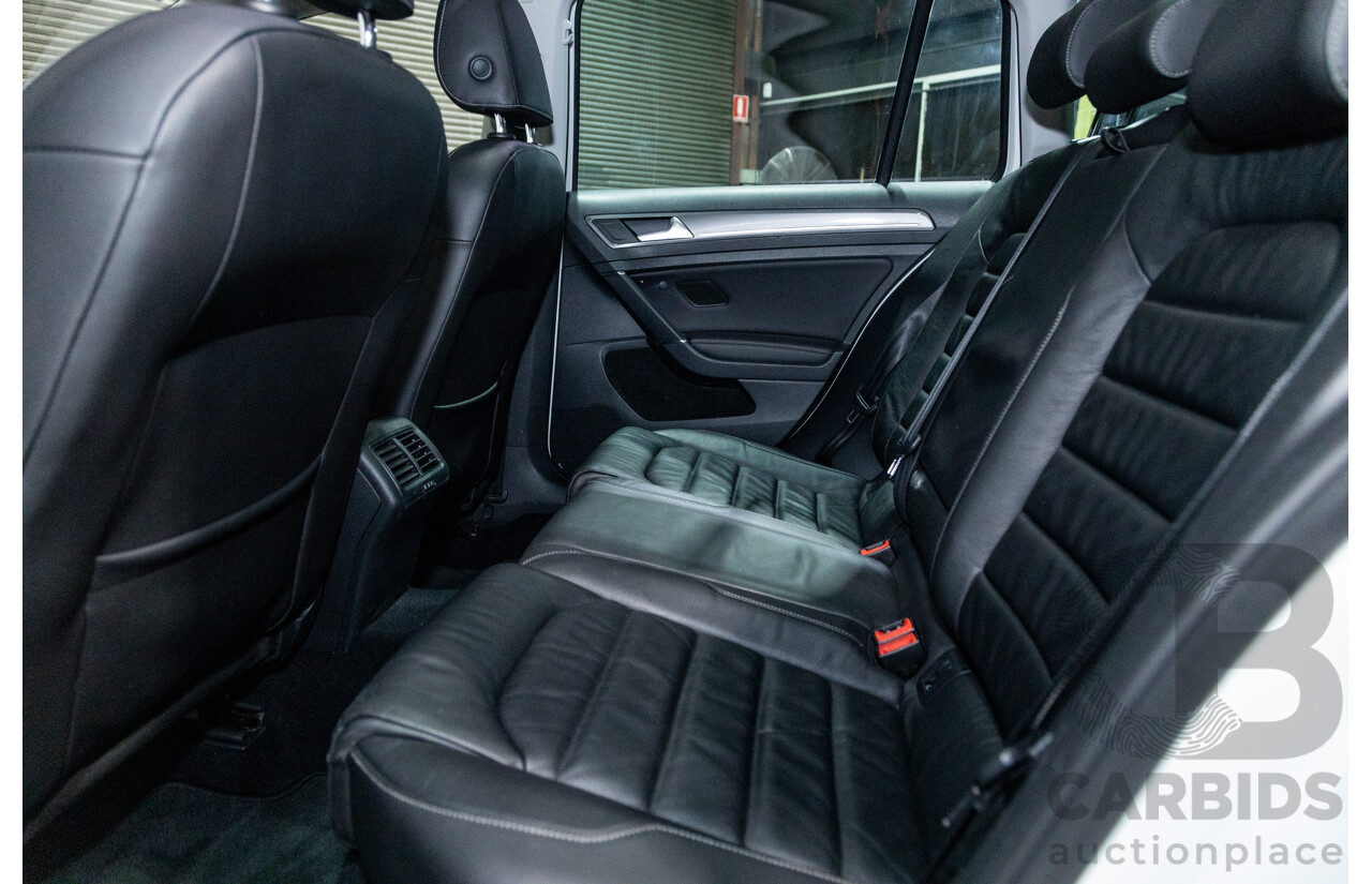 2/2016 Volkswagen Golf Alltrack 132 TSI (AWD) MK7 AU MY16 4d Wagon Pure White Turbo 1.8L