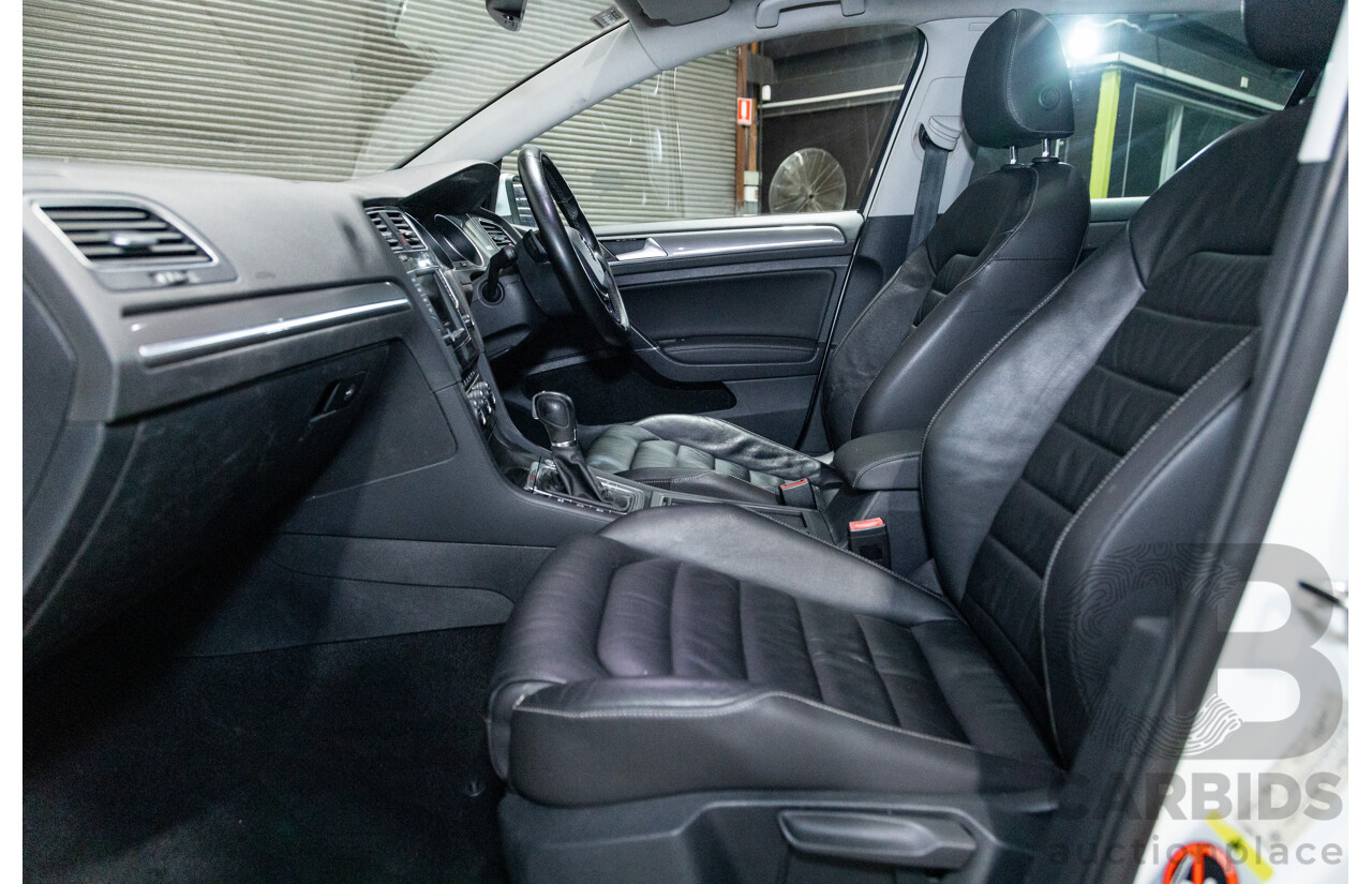 2/2016 Volkswagen Golf Alltrack 132 TSI (AWD) MK7 AU MY16 4d Wagon Pure White Turbo 1.8L