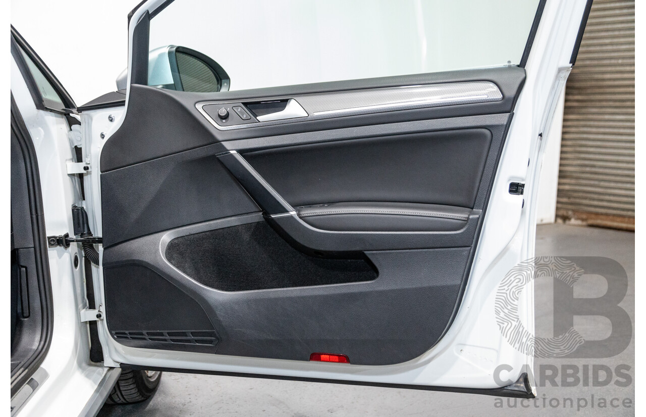 2/2016 Volkswagen Golf Alltrack 132 TSI (AWD) MK7 AU MY16 4d Wagon Pure White Turbo 1.8L