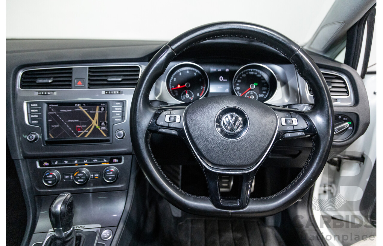 2/2016 Volkswagen Golf Alltrack 132 TSI (AWD) MK7 AU MY16 4d Wagon Pure White Turbo 1.8L