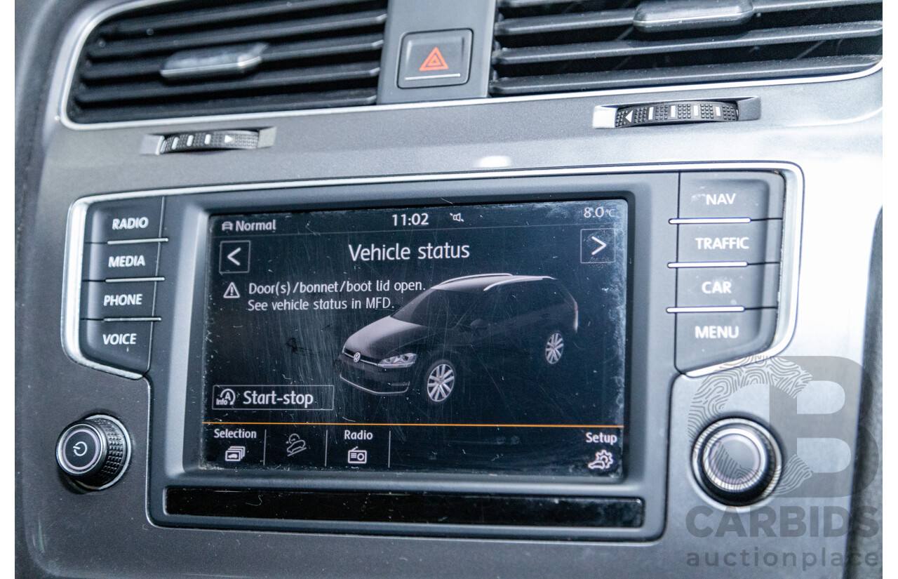 2/2016 Volkswagen Golf Alltrack 132 TSI (AWD) MK7 AU MY16 4d Wagon Pure White Turbo 1.8L