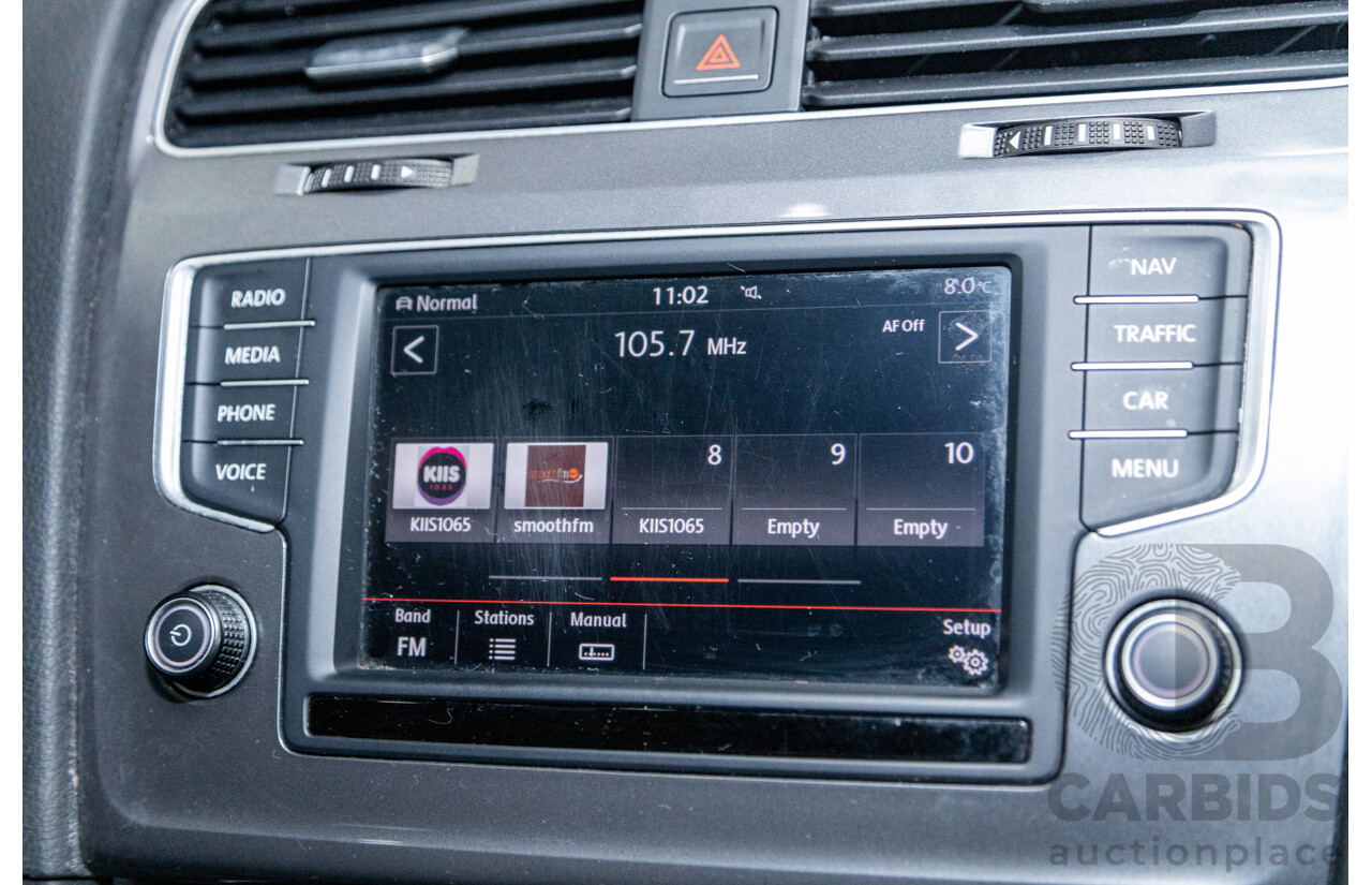 2/2016 Volkswagen Golf Alltrack 132 TSI (AWD) MK7 AU MY16 4d Wagon Pure White Turbo 1.8L