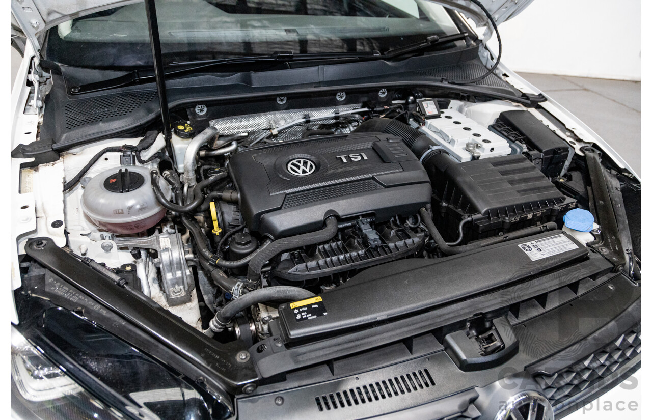 2/2016 Volkswagen Golf Alltrack 132 TSI (AWD) MK7 AU MY16 4d Wagon Pure White Turbo 1.8L