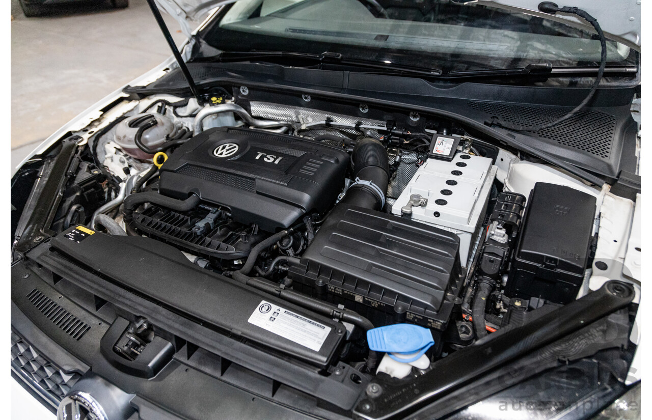 2/2016 Volkswagen Golf Alltrack 132 TSI (AWD) MK7 AU MY16 4d Wagon Pure White Turbo 1.8L