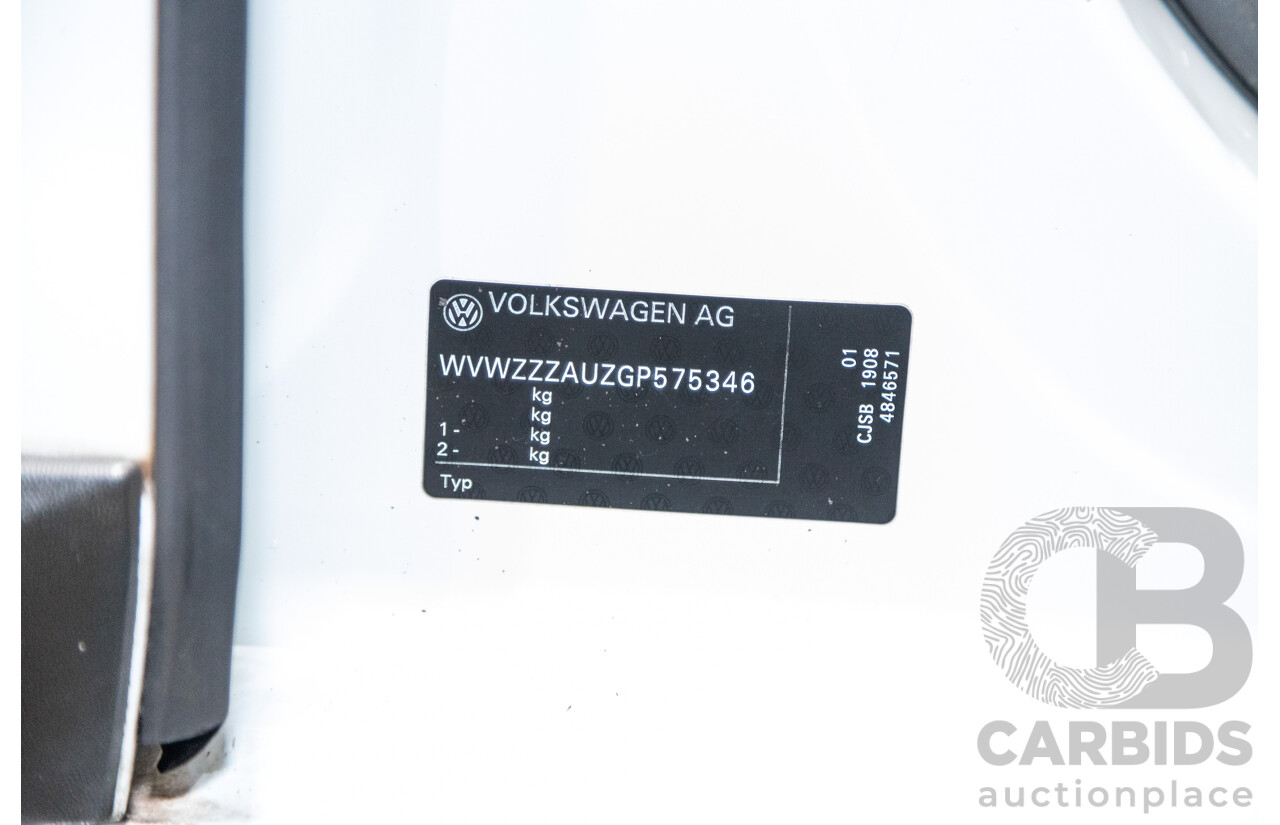 2/2016 Volkswagen Golf Alltrack 132 TSI (AWD) MK7 AU MY16 4d Wagon Pure White Turbo 1.8L