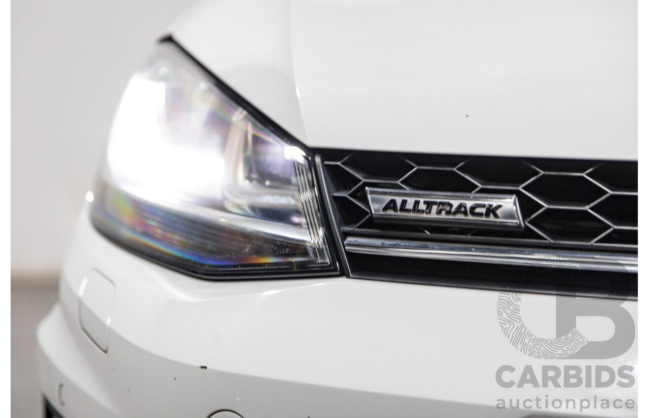 2/2016 Volkswagen Golf Alltrack 132 TSI (AWD) MK7 AU MY16 4d Wagon Pure White Turbo 1.8L