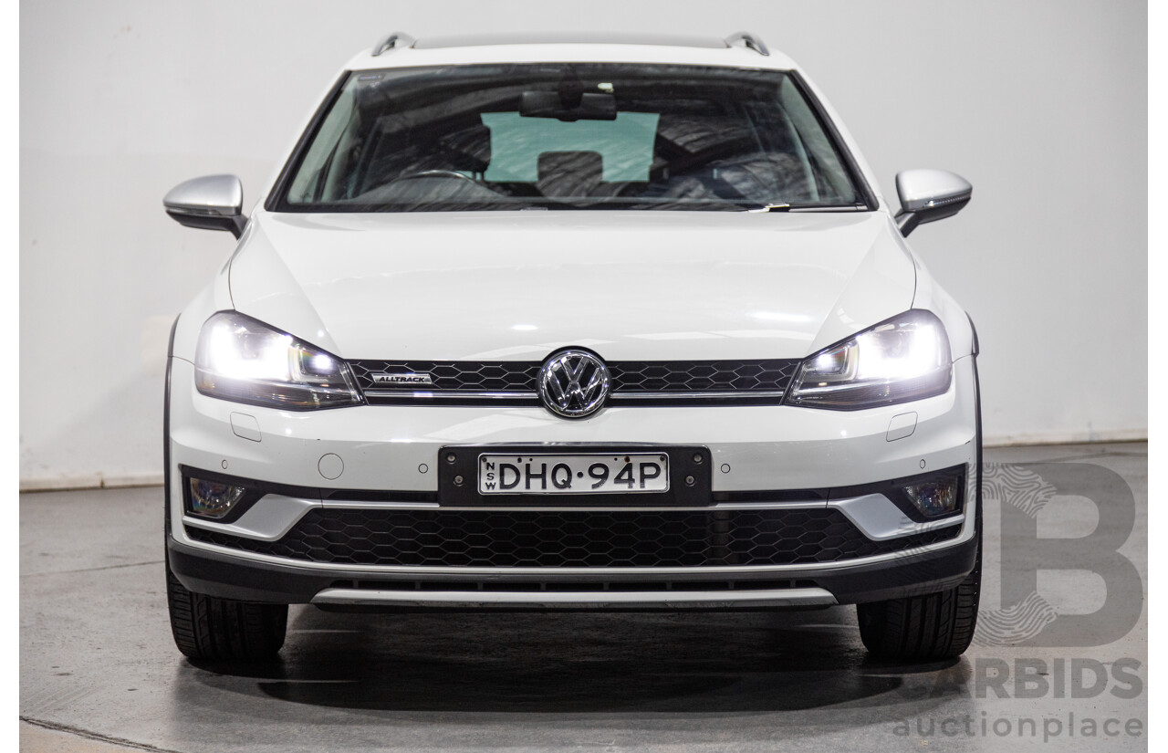 2/2016 Volkswagen Golf Alltrack 132 TSI (AWD) MK7 AU MY16 4d Wagon Pure White Turbo 1.8L